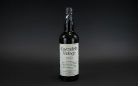 Cavendish Vintage 1949 Bottle of Port, P