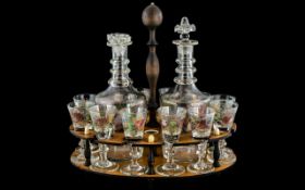Collection of Antique Decorated Liqueur