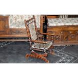 Antique Children's Rocking Chair, a late