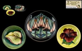 Moorcroft Tubelined Pin Dish of Small Proportions ' Blackwell ' Design, Date 2013. 4,5 Inches - 11.