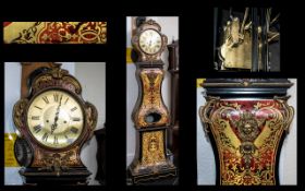 Impressive Reproduction French Ormolu Mounted Louis XVIth Style Shaped Longcase Clock,