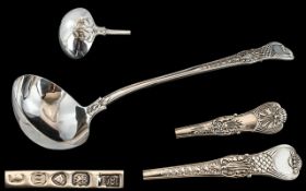 George IV Superb Quality Sterling Silver Ladle,