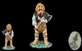 Royal Doulton Hand Painted Porcelain Figure - Middle Earth Series ' Gimli ' HN2922. Designer D.