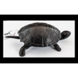 Antique Period - Novelty Cast Iron Counter Reception Bell, In the Form of a Tortoise.