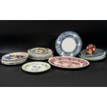 Large Collection of Cabinet Plates,