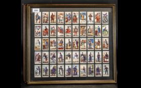 Full Set of Fifty Original 'History of Naval Dress' Cigarette Cards by John Player & Co.