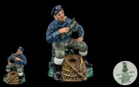 Royal Doulton Hand Painted Porcelain Figure ' The Lobster Man ' HN2317. Designer M. Nicoll.