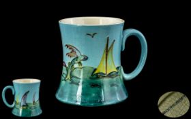 Moorcroft Caribbean Pattern Tankard. c.1950.