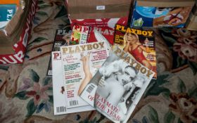 Playboy Interest - Collection of 46 Playboy Magazines dated 1980's to 1990's.