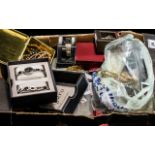 Large Collection of Costume Jewellery, comprising boxed Figaro watch and bracelet set,