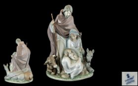 Lladro - Large and Impressive Figure Group ' Joyful Event ' Model No 6008. Issued 1993.