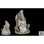 Lladro - Large and Impressive Figure Group ' Joyful Event ' Model No 6008. Issued 1993.