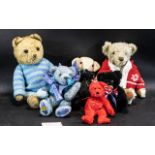 Collection of Vintage Teddy Bears, seven in total,