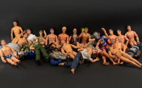 A Toy Collection of Action Figures 26 figures approximately.