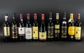 Collection of Quality Wine, Eleven Bottles, comprising 3 x Vina Mara Rioja, 2 x 2002 and 1 x 2008,