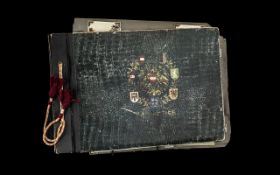 British/ German/ Far East Military Interest: Photograph Album ' Fur Erinnerung An Weihnachten 1946