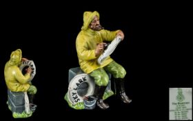 Royal Doulton Hand Painted Porcelain Figure ' The Boat Man ' Skylark. HN2417. Designer M. Nicoll.