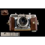 Voightlander Vitessa - T Vintage Camera in brown leather case (Compur)