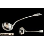 William IV - Sterling Silver Ladle of Solid Proportions.