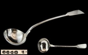 William IV - Sterling Silver Ladle of Solid Proportions.