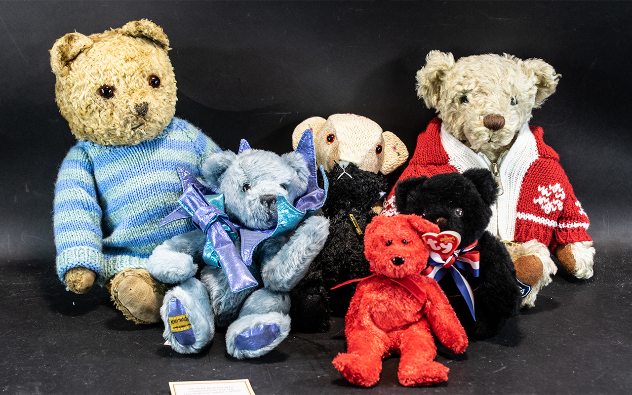 Collection of Vintage Teddy Bears, seven in total, - Image 2 of 3