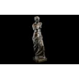 Bronzed Copper Electro Type Figure from the Grand Tour of Venus-de-Milo circa 1880's fitted on a