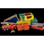 Two Vintage Boxed Corgi Diecast Models, comprising Chipperfield's Circus Crane Truck No.
