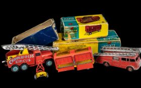 Two Vintage Boxed Corgi Diecast Models, comprising Chipperfield's Circus Crane Truck No.