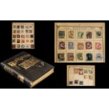 'The Lincoln' Vintage Stamp Album containing a vast array of World stamps - see miscellaneous