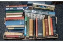 Box of Miscellaneous Books, various novels, war books, Russian and German books, historical books,