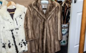 Beautiful Blonde 3/4 Mink Coat, by Fisher's of Preston, bought in 1982 for £1750,