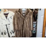 Beautiful Blonde 3/4 Mink Coat, by Fisher's of Preston, bought in 1982 for £1750,
