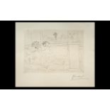 Pablo Picasso (1881-1973) Le Repos de Sculpteur IV (from the Vollard Suite) (Bloch 174) Etching