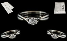 Hearts on Fire - Kimberley The Worlds Most Perfectly Cut Diamonds Platinum - Single Stone Diamond