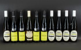 Collection of Wine (10) Bottles in Total comprising of 5 Pikes Clare Valley Riesling 2006, 2008,