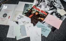 Film Autographs on Pages and Cards - A Super Collection of Fine Star Signatures,