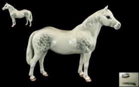 Beswick Hand Painted Horse Figure ' Connemara Pony ' Grey ' Terese of Leam ' Model No 1641,