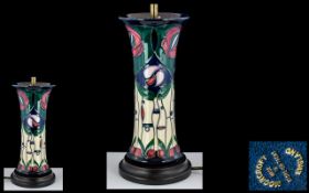 Moorcroft - Modern Large and Impressive Charles Rennie Mackintosh Design - Tribute Lamp Base.
