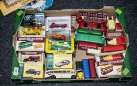 Collection of Diecast Models, some boxed, to include Atlas editions, Corgi 488,