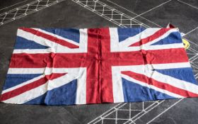 An Early to Mid-20th Century Union Flag. Measures approx. 32" x 46".