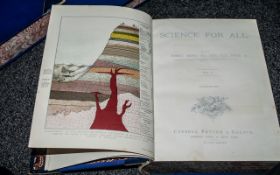 Hardback Books - Science for All by Robert Brown. Three volumes in total. Undated, probably late