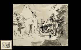 Military Interest: Watercolour Drawing by Thomas Hennell (b.