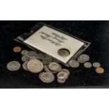 Misc Collection of American Coins - 1972 & 1971 Dollar Coins, Kennedy Memorial Half Dollar 1967,