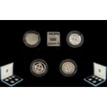 Royal Mint Proof Set 1994 - 1997, solid silver set, in presentation box