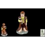 Royal Doulton Hand Painted Porcelain Figure - Middle Earth Series ' Bilbo ' HN2914. Designer D.