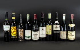 Collection of Ten Quality Wines, mainly Merlot, including Albali 1999, Vasse Felix 2008,