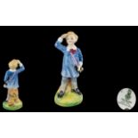 Royal Doulton Hand Painted Porcelain Figure ' Little Boy Blue ' HN2062. Designer L. Harradine.