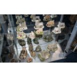 A Collection of Lilliput Lane Ceramics Including - Lilliput Lane, St Lawrence Church, The Spinney,