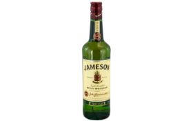 Jameson Triple Distilled Irish Whiskey, A Natural Smooth Whiskey, Bottled In Ireland.