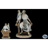 Lladro - Large and Impressive Hand Painted Porcelain Figure ' St. Joseph ' The Carpenter.